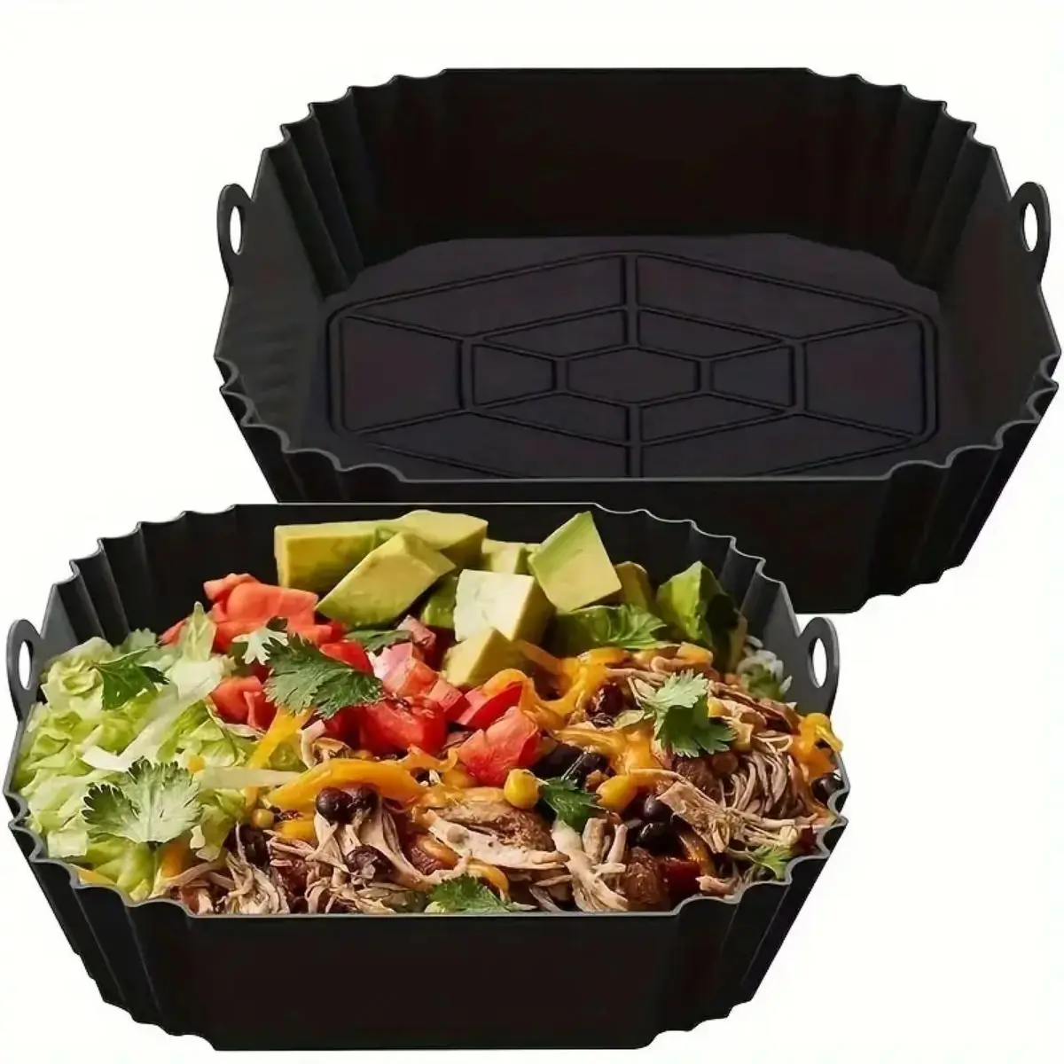 Wiederverwendbarer Silikon-Top – Air Fryer Silicone Pot Liner Bewertung und Preis
